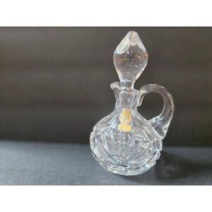 Vintage Nachtmann Bleikristall Cut Glass Cruet With Stopper